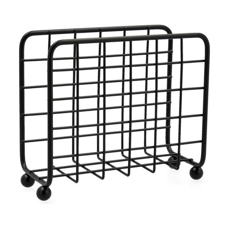 Serviettenring Quid Ebano Schwarz Metall 14,5 x 6,8 x 11,8 cm |  We...