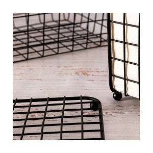 Untersetzer Quid Ebano Schwarz Metall 18,5 x 18,5 x 1,5 cm |  Unter...