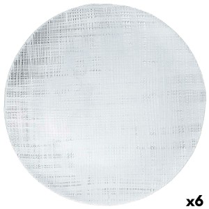 Dessous d'Assiette Bidasoa Ikonic Transparent verre Ø 33 cm (6 Unit...