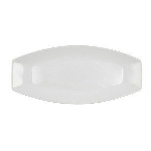 Kochschüssel Quid Gastro aus Keramik Weiß (40 x 17,5 x 3,5 cm) (Pac...