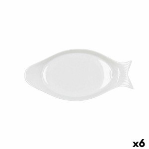 Serving Platter Quid Gastro Ceramic White (32.5 x 15,5 x 2,5 cm) (P...