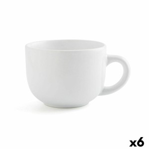Tasse mug Quid Snow Blanc 400 ml (6 Unités) |  Tasses et thermos   ...