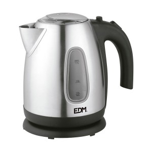 Bouilloire EDM 07656 Kettle Noir Acier inoxydable 2200 W 1,7 L |  B...
