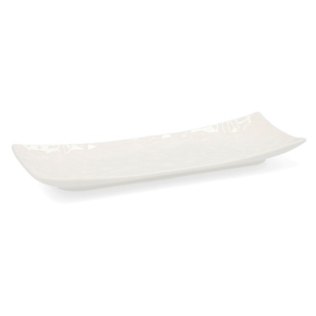 Tablett für Snacks Quid Select Weiß aus Keramik 20,5 x 7,5 cm (6 St...