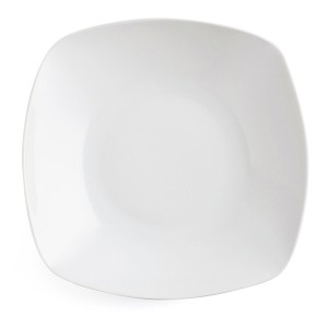 Deep Plate Quid Novo Vinci Ceramic White (20,5 cm) (Pack 6x) |  Pla...