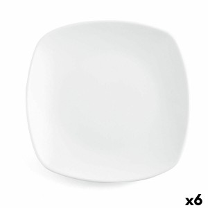 Assiette à dessert Quid Novo Vinci Blanc Céramique 19 cm (6 Unités)...