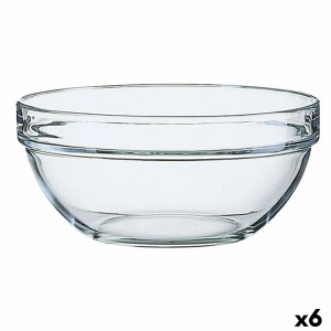 Salatschüssel Luminarc Durchsichtig Glas (23 x 11 cm) (6 Stück) |  ...
