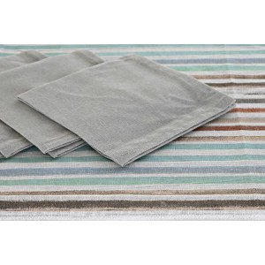 Nappe et serviettes de table DKD Home Decor 2 Unités 150 x 150 x 0,...
