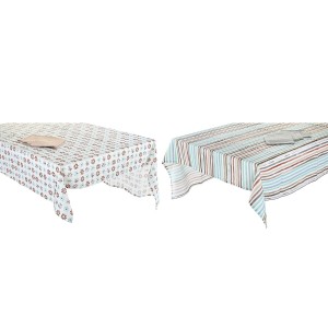 Tischdecke und Servietten DKD Home Decor 2 Stück 150 x 150 x 0,5 cm...