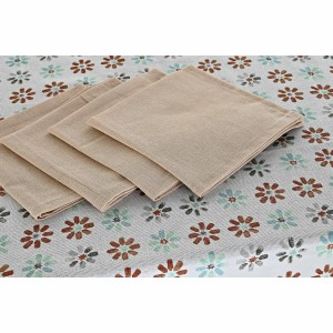 Nappe et serviettes de table DKD Home Decor 2 Unités 150 x 150 x 0,...