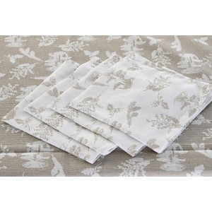 Tischdecke und Servietten DKD Home Decor 2 Stück 150 x 150 x 0,5 cm...
