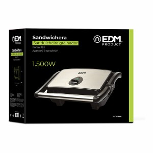 Sandwich Maker EDM 07668 1600 W Multicolour |  Sandwich toasters   ...