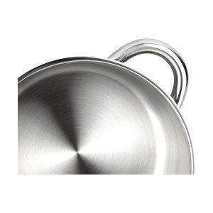 Casserole FAGOR Stainless steel 18/10 Chromed (Ø 24 cm) |  Pans and...
