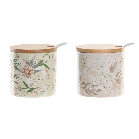 Zuckerdose DKD Home Decor Bambus Dolomite (7,5 x 7,5 x 7,5 cm) |  W...