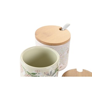 Zuckerdose DKD Home Decor Bambus Dolomite (7,5 x 7,5 x 7,5 cm) |  W...
