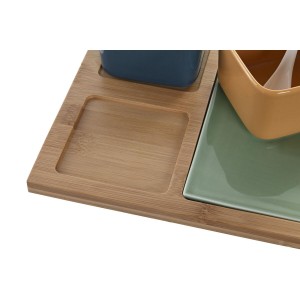 Appetizer Set DKD Home Decor 31 x 21 x 6 cm Porcelain Multicolour 6...