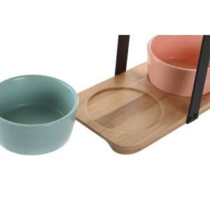 Ensemble à apértif DKD Home Decor 20 x 10,5 x 14 cm Porcelaine Mult...