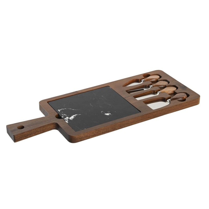 Käseschneidebrett DKD Home Decor Braun Schwarz 49 x 19 x 2 cm |  Kü...