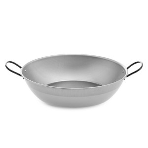 Deep Pan with Handles Vaello 450 Polished Steel Chromed (Ø 50 cm) |...