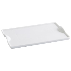 Plateau apéritif Quid Gastro Fun Blanc Céramique 25,5 x 15,5 cm (6 ...