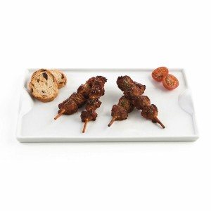 Plateau apéritif Quid Gastro Fun Blanc Céramique 25,5 x 15,5 cm (6 ...