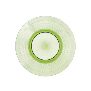 Dessert dish Quid Viba Green Plastic 20 cm (12 Units) |  Plates, pl...