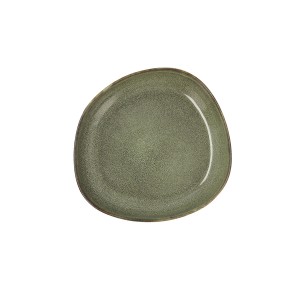 Suppenteller Bidasoa Ikonic aus Keramik grün (20,5 x 19,5 cm) (Pack...