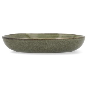 Assiette creuse Bidasoa Ikonic Céramique Vert (20,5 x 19,5 cm) (Pac...