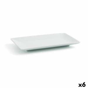 Teller Quid Gastro Fun klein Weiß aus Keramik 16,5 x 9,5 x 2 cm (6 ...