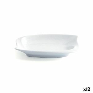 Teller Quid Gastro Fun klein Weiß aus Keramik 15,5 x 10 cm (12 Stüc...
