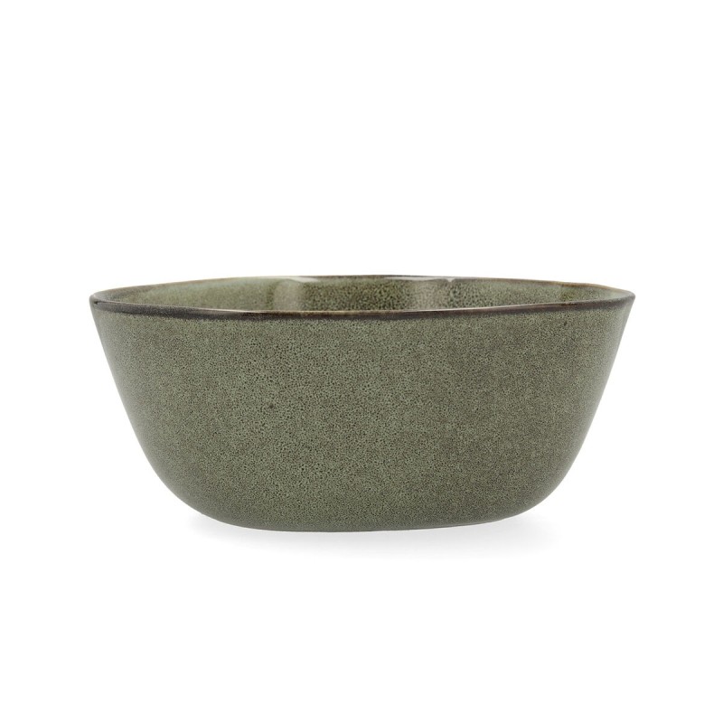 Salad Bowl Bidasoa Ikonic Ceramic Green (20 x 19,5 x 8,5 cm) (Pack ...