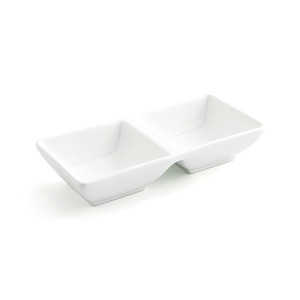 Tablett für Snacks Quid Select Weiß aus Keramik 15 x 7 cm (12 Stück...