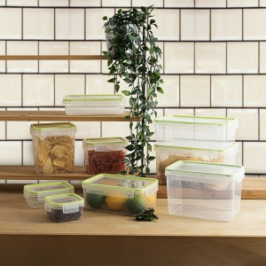 Lunchbox hermetisch Quid Greenery Durchsichtig Kunststoff rechtecki...