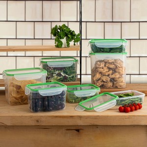 Lunchbox Quid Greenery 1,4 L Durchsichtig Kunststoff (Pack 4x) |  B...