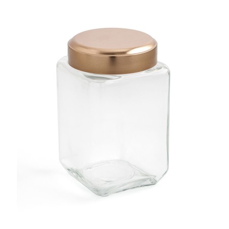 Jar Quid B&w Copper Glass 1,25 L (6 Units) (Pack 6x) |  Lunch boxes...