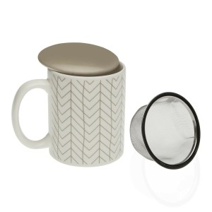 Cup with Tea Filter Versa Eris Stoneware |  Cups and Thermoses   | ...