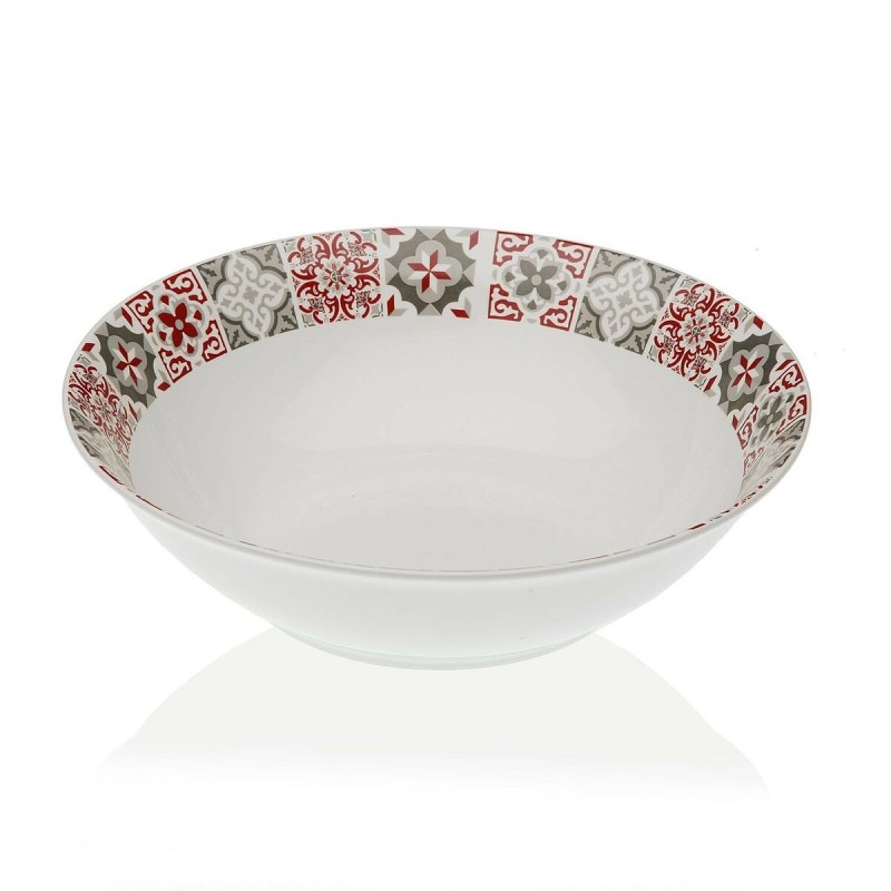 Salad Bowl Versa Maroon Porcelain |  Lunch boxes, food containers a...