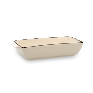 Kochtopf Quid Cocco aus Keramik Weiß (23 x 11 x 4,5 cm) (Pack 12x) ...
