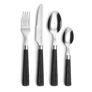 Besteck-Set Amefa Paille 24 Stücke Metall zweifarbig (25 cm) |  Mes...