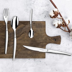 Meat Knife Set Amefa Jet Metal Stainless steel 12 Units |  Knives a...