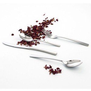Gabel-Set Amefa Havane Metall Edelstahl 12 Stück |  Messer und Schl...