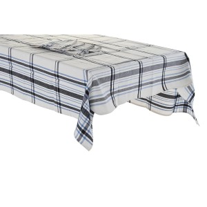 Tischdecke und Servietten DKD Home Decor 150 x 150 x 0,5 cm Schwarz...
