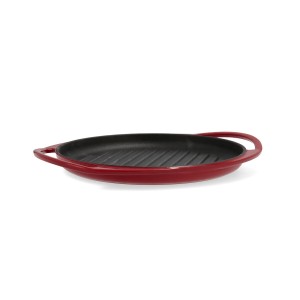 Barbecue Bidasoa Cast Iron Red (25 cm) |  Pans and casseroles   | C...