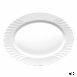 Plat à Gratin Bormioli Rocco Ebro Oblongue Blanc verre (36 cm) (12 ...