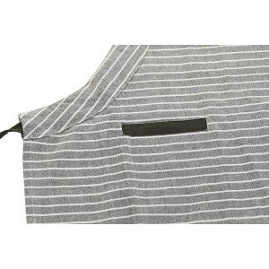 Apron with Pocket DKD Home Decor 70 x 1 x 85 cm Grey Cotton White G...