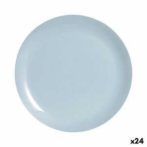 Flacher Teller Luminarc Diwali Paradise Blau Glas 25 cm (24 Stück) ...