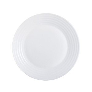 Assiette à dessert Luminarc Harena Blanc verre (19 cm) (24 Unités) ...