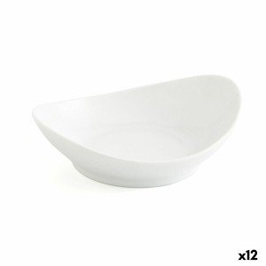 Plateau apéritif Quid Gastro Fun Blanc Céramique 14 x 11 cm (12 Uni...