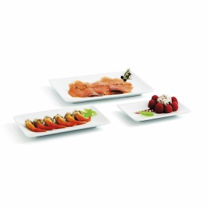 Plateau apéritif Quid Gastro Fun Blanc Céramique 20 x 13 x 2 cm (6 ...
