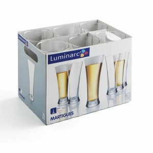 Verre Luminarc Martigues Transparent verre 6 Unités 330 ml |  Verre...